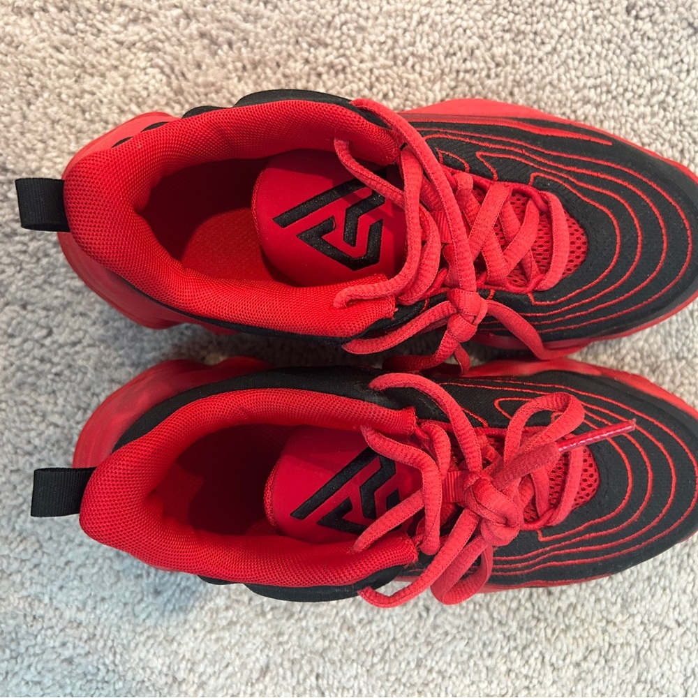 Nike Kids Red and Black Sneakers